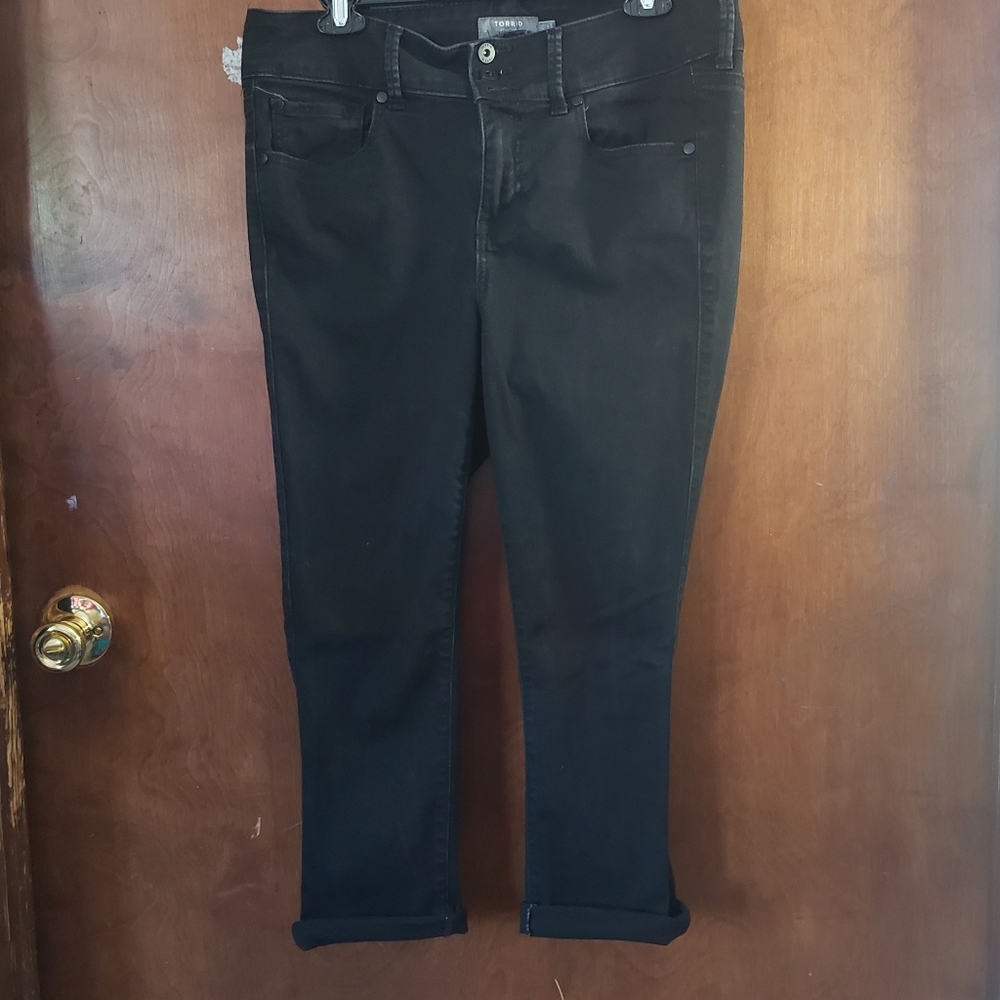 Torrid crop jeans